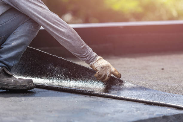 Professional Waterproofing technician working in Montgomery, IL